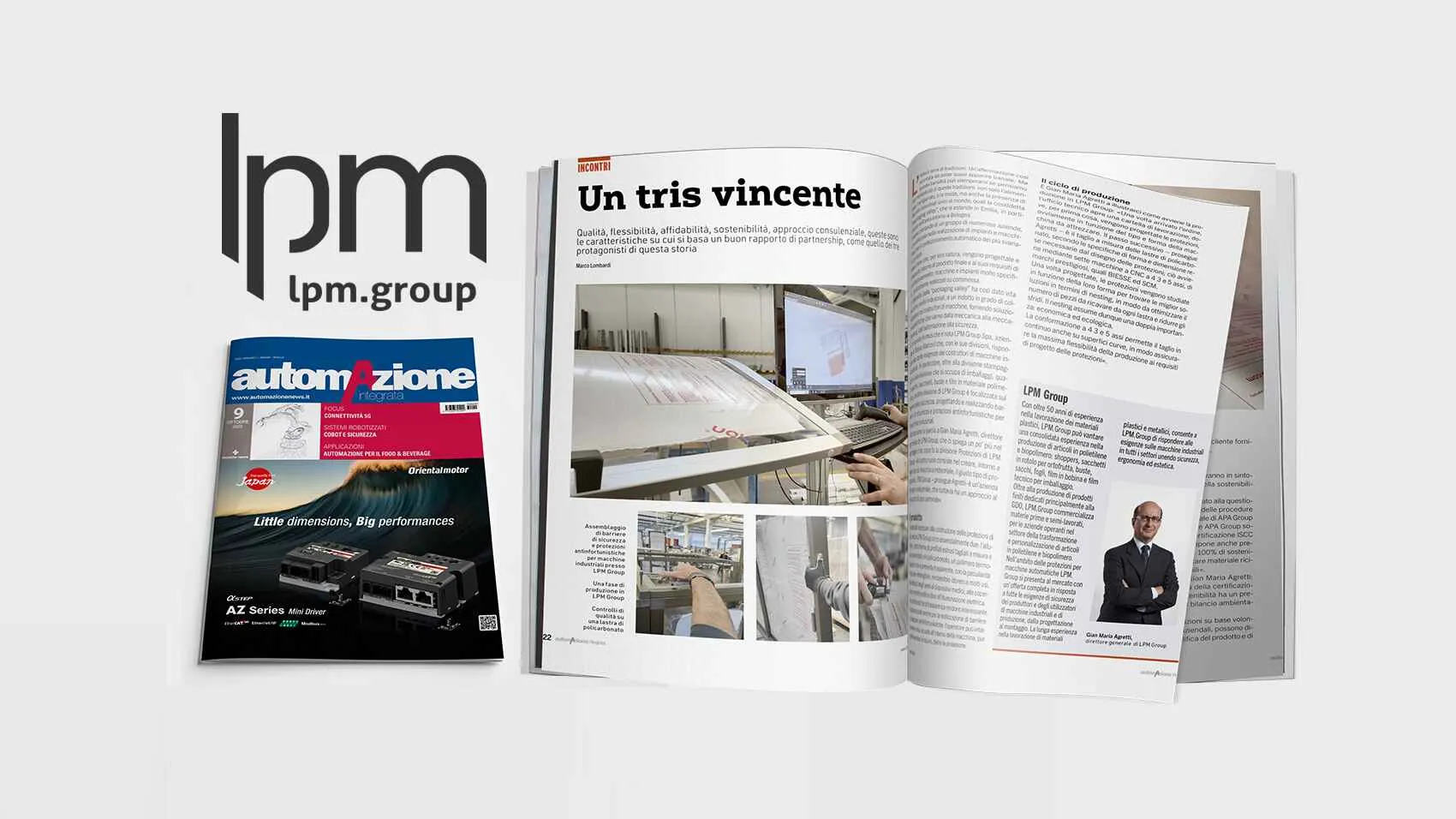 LPM.Group in primo piano sul magazine automAzione integrata