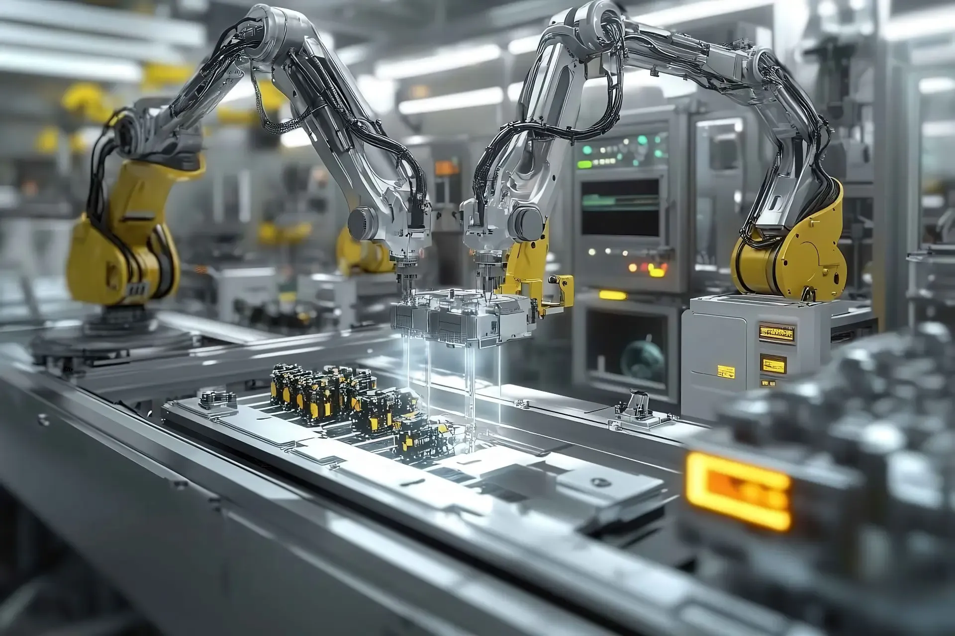 Sistemi di assemblaggio robotizzati: soluzioni industriali