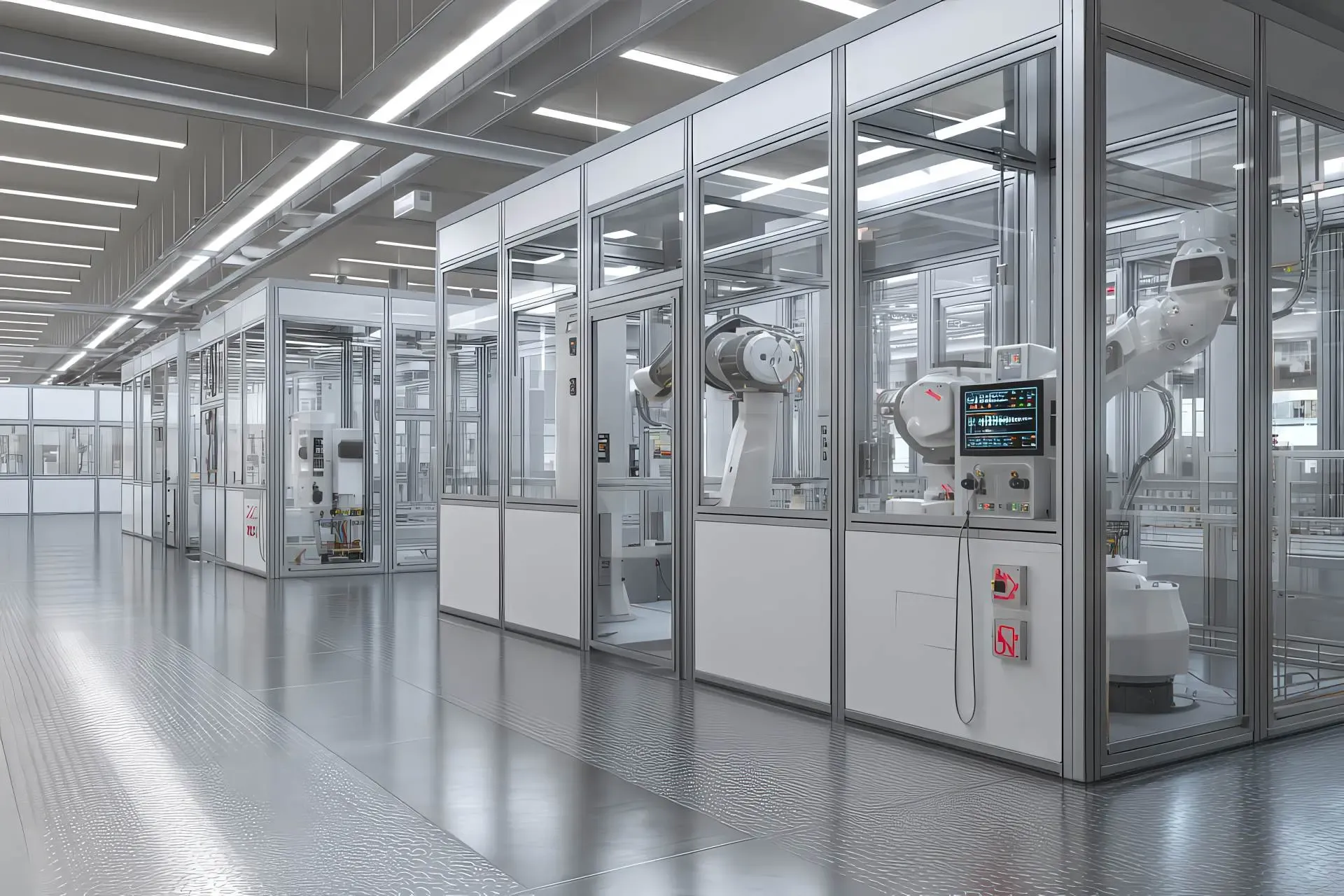 Integrazione tra pannellature insonorizzanti e robotica industriale
