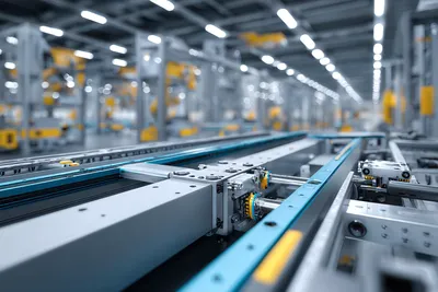 Guide lineari integrate perfettamente in un impianto industriale